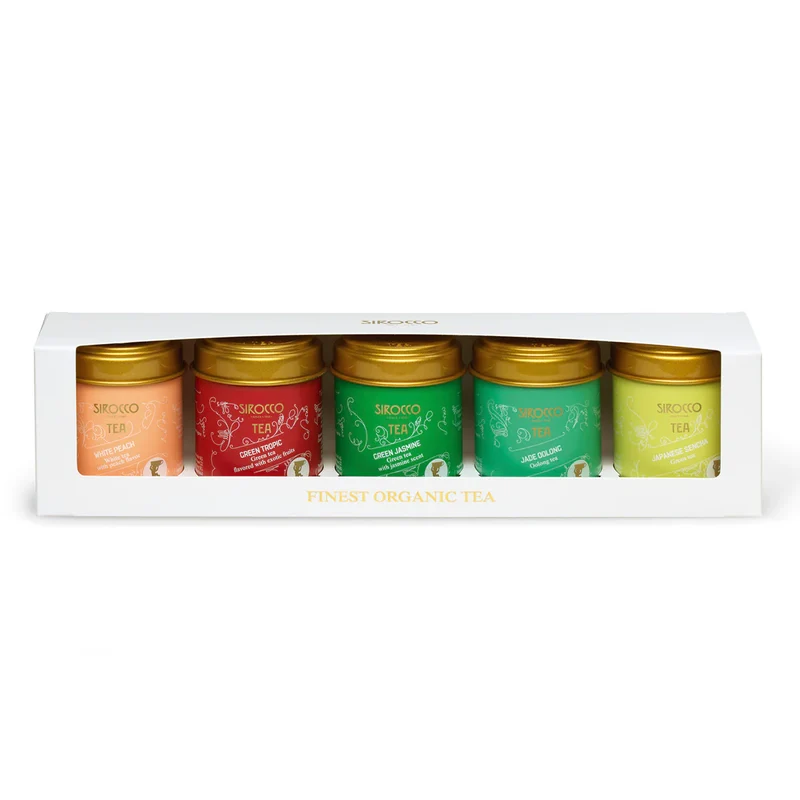 Coffret Sélection 5 boîtes Sirocco Bio