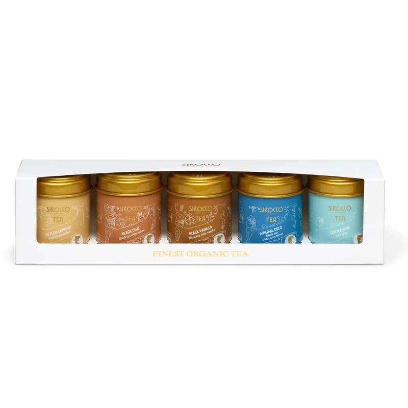 Coffret Sélection 5 boîtes Sirocco Bio