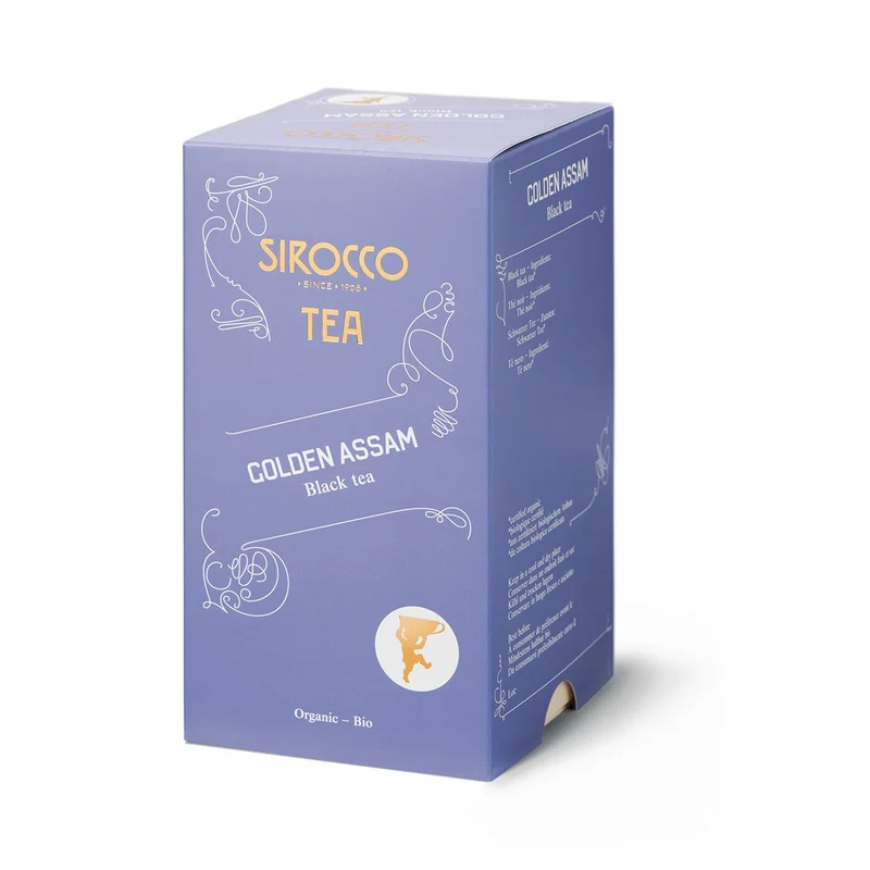 Thé Noir Sirocco Assam doré Bio d'Inde