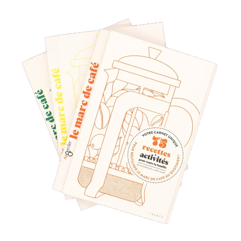 Livre - Re-garder le marc de café : 75 recettes & activités pour réutiliser le marc de café au quotidien et en famille