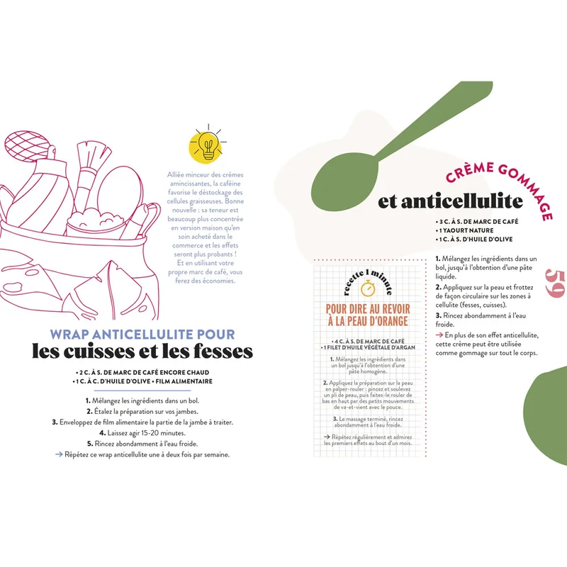 Livre - Re-garder le marc de café : 75 recettes & activités pour réutiliser le marc de café au quotidien et en famille
