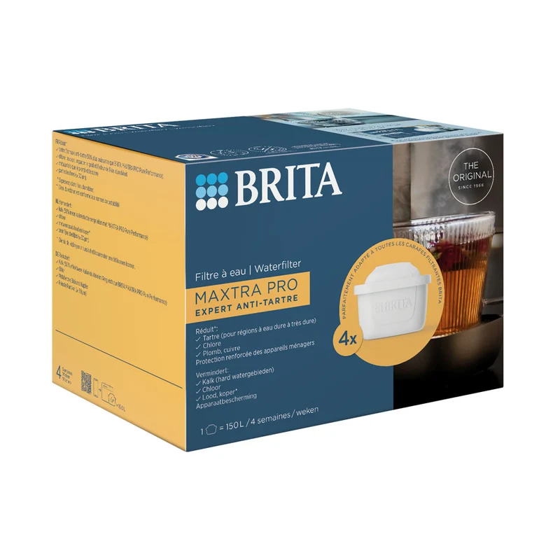 Pack 4 cartouches filtrantes Brita - Maxtra Pro Expert Anti tartre