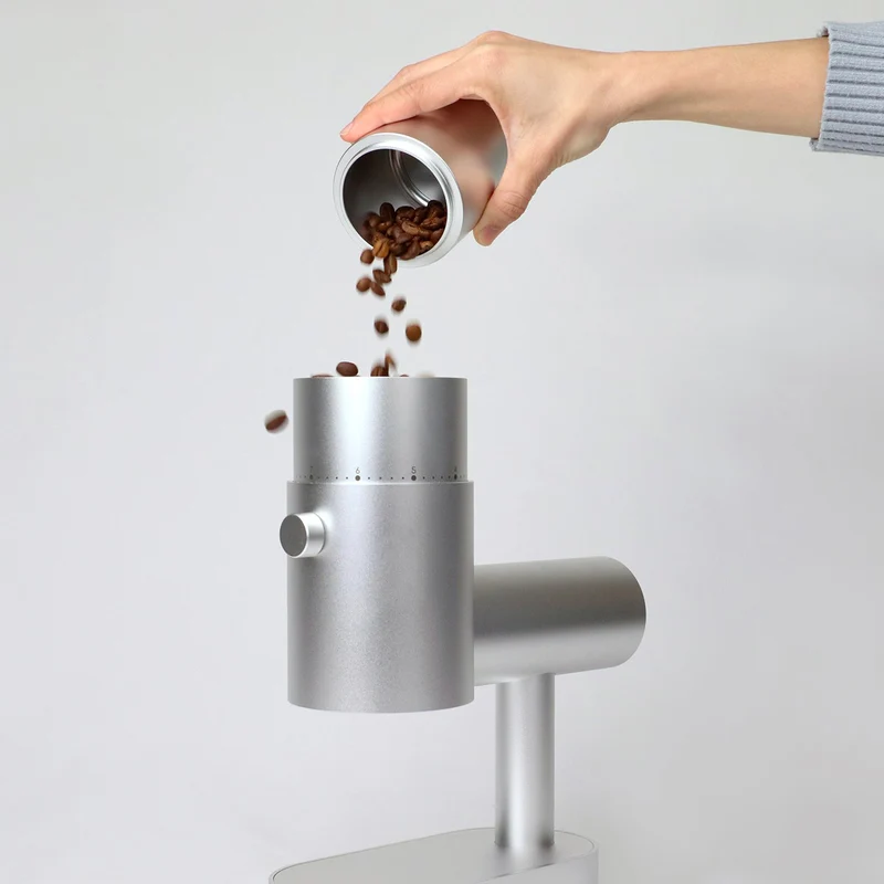 Moulin à café OPTION-O Lagom Casa - Argent
