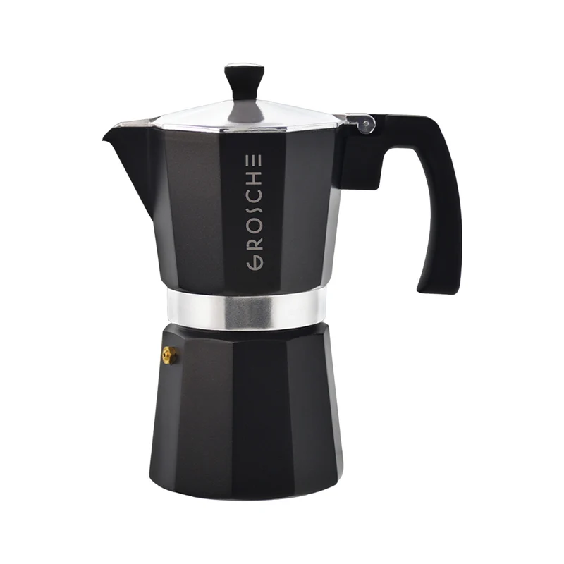 Grosche Milano Moka 6 tasses - Noir