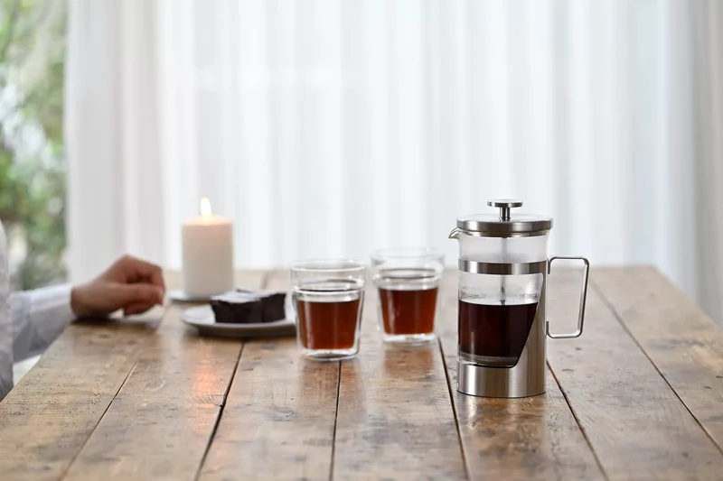 Cafetière piston Harior 7 Alu brossé