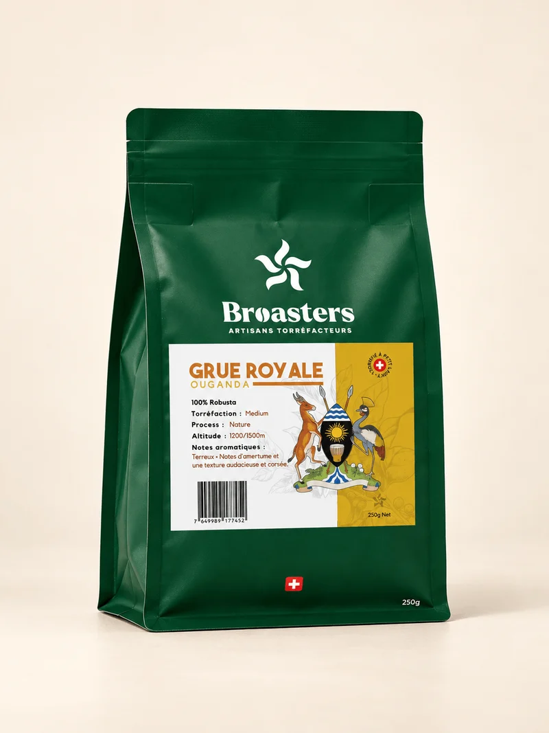 Café en grain Ouganda Grue Royale - Robusta