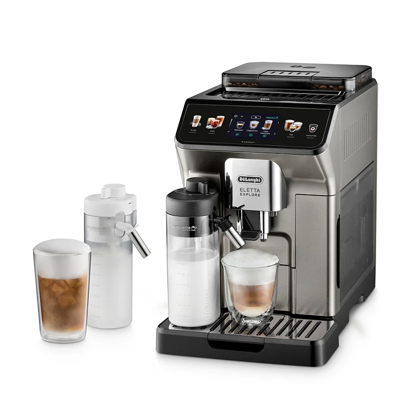 Delonghi Eletta Explore ECAM 450.86.T et Mug to go- Titanium