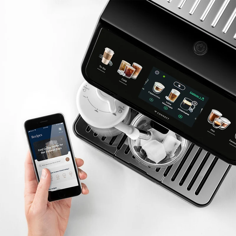 Delonghi Eletta Explore ECAM 450.86.T et Mug to go- Titanium