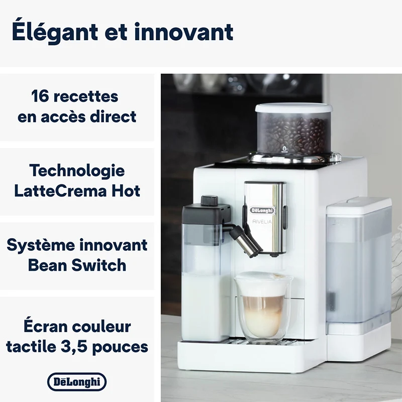 Delonghi Rivelia Latte FEB 4455.W - Blanc