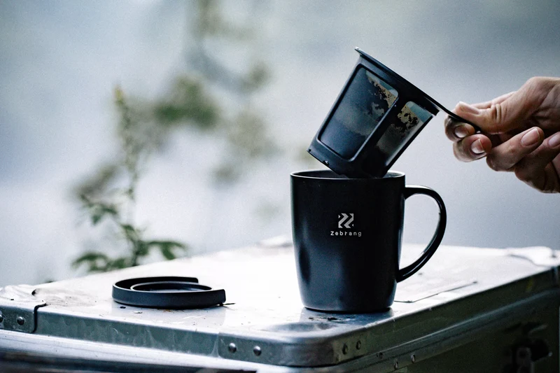 Mug Infuseur Thermos Zebrang Noir - Hario
