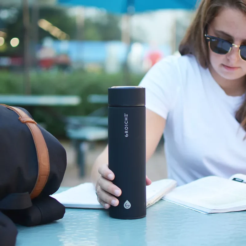 Thermos infuseur Chicago noir - GROSCHE