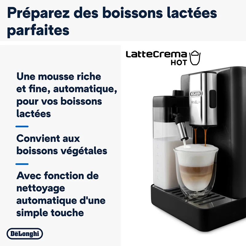 Delonghi Rivelia Latte FEB 4455.B - Noir