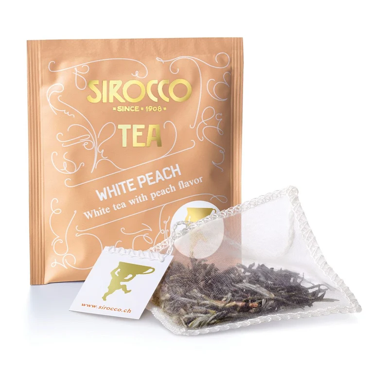 Thé Blanc White Pêche Sirocco Bio
